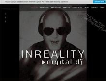 Tablet Screenshot of inrealitydigitaldj.com